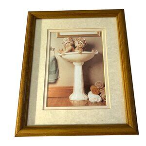 Framed Anne Geddes “Babies in Handbasin” Wall Art – 9x11 Print, Portal Publicati